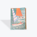 Sailing Continental Club Greeting Card
