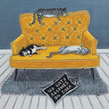 No Cats Allowed - Greeting Card