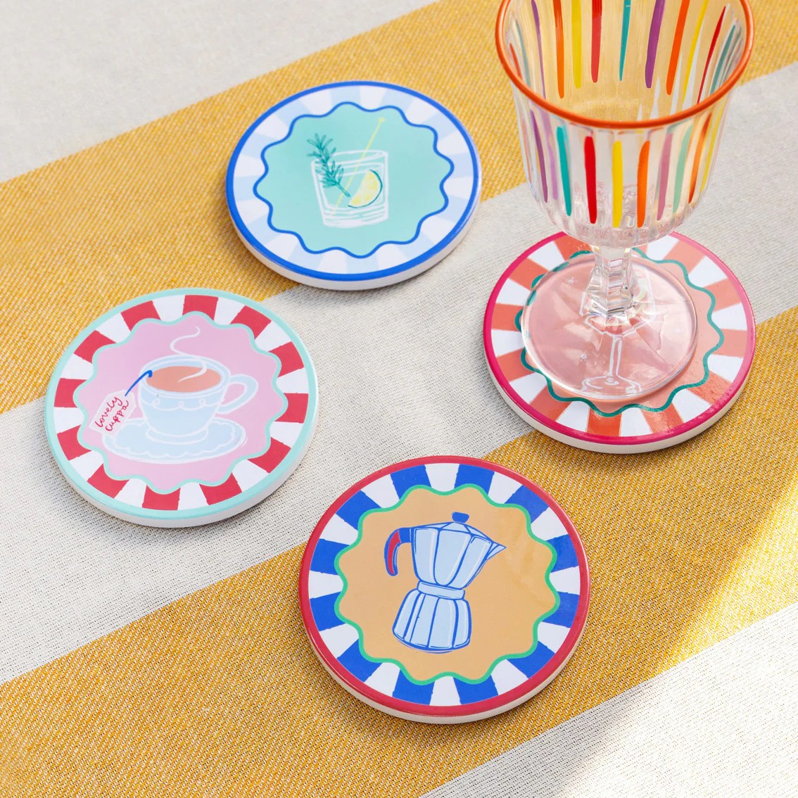Gin and Tonic Drinks Coaster