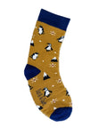 Doirs & Dude Gold Penguin Toasty Socks - UK 7-11