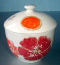Gien Jacinthe Covered Sugar Bowl