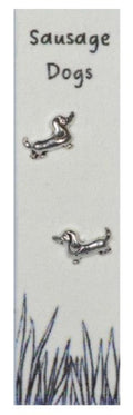 Sausage Dog - Earrings on seed paper