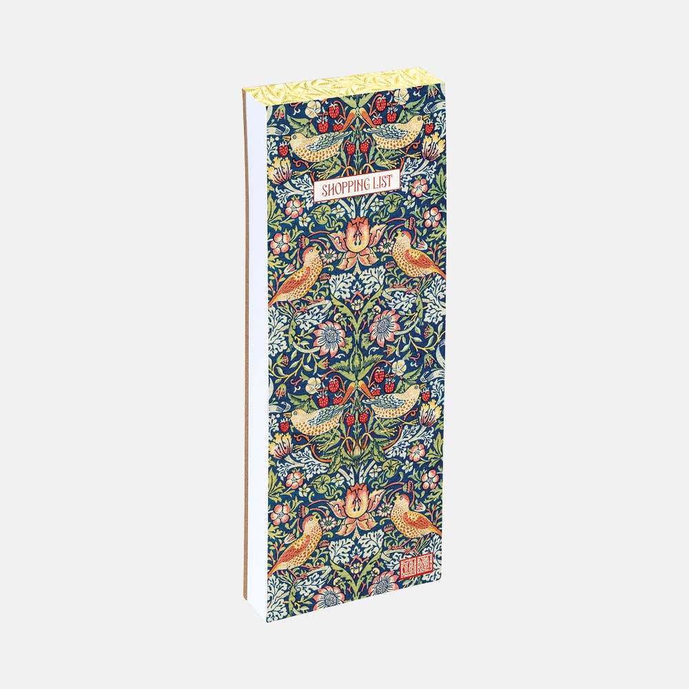 Shopping List – William Morris - Strawberry Thief