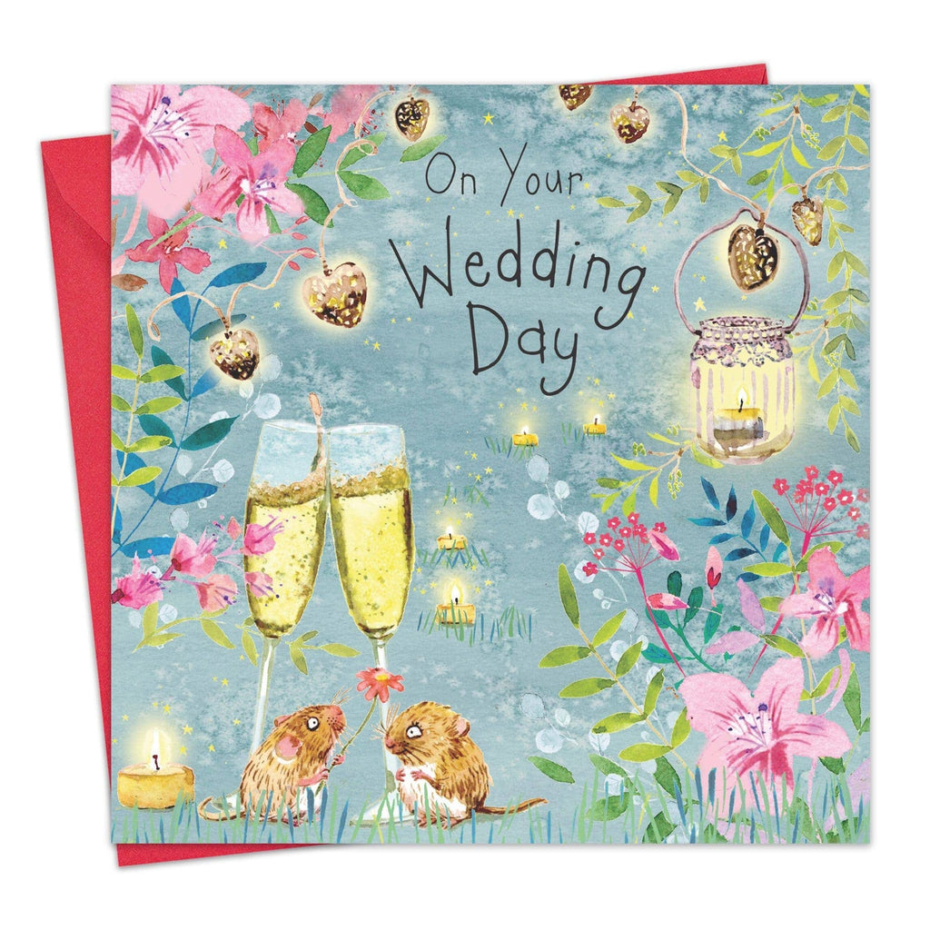 Wedding Card Field Mice