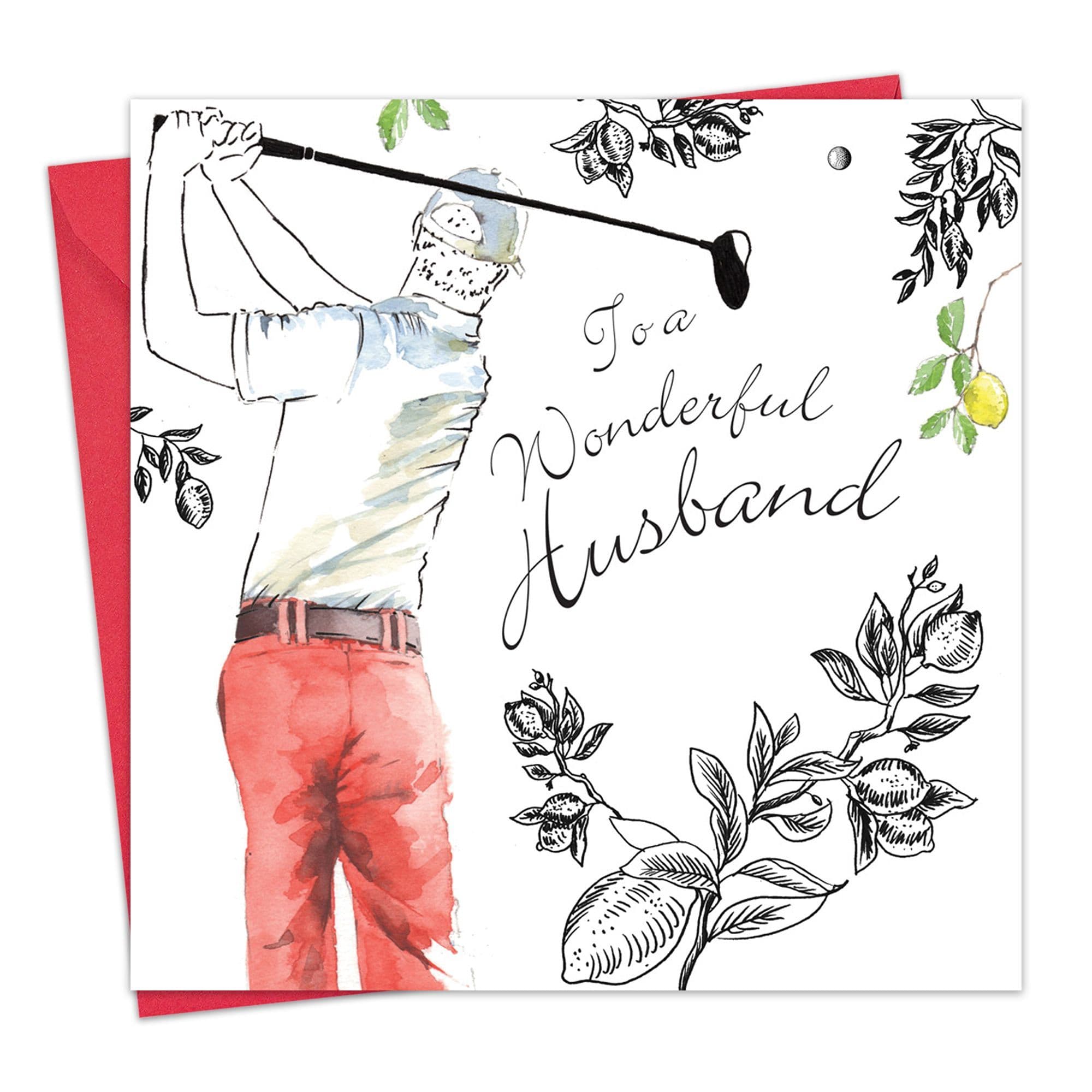 Wonderful Husband Birthday Card