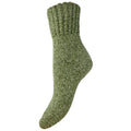 Gemjar Green marl thick wool blend socks - UK 4-7