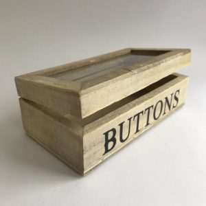 Gisela Graham Wooden Box, ‘Buttons’